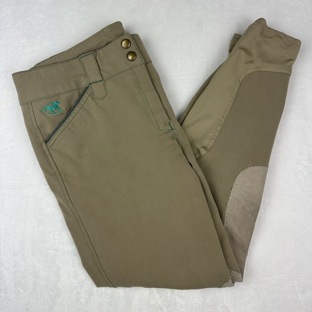 Piper by Smartpak Womens Pants Equestrian Horse Tan Beige Khaki Size 30R/32Wx26L